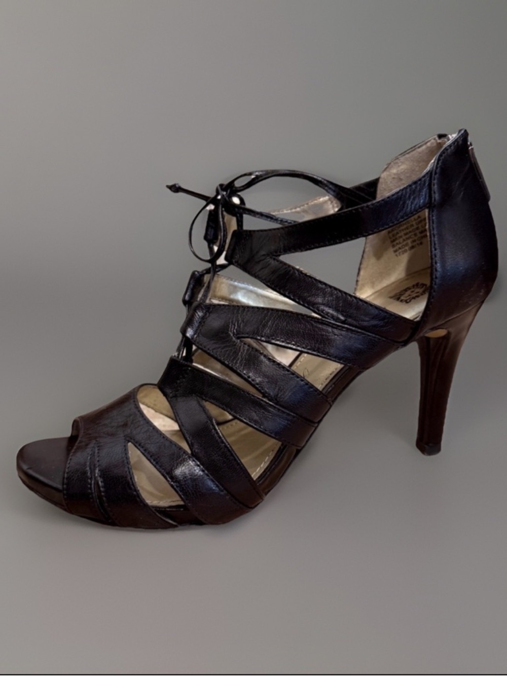 BoHo Black HIGH HEELED Dressy Gladiator Sa…
